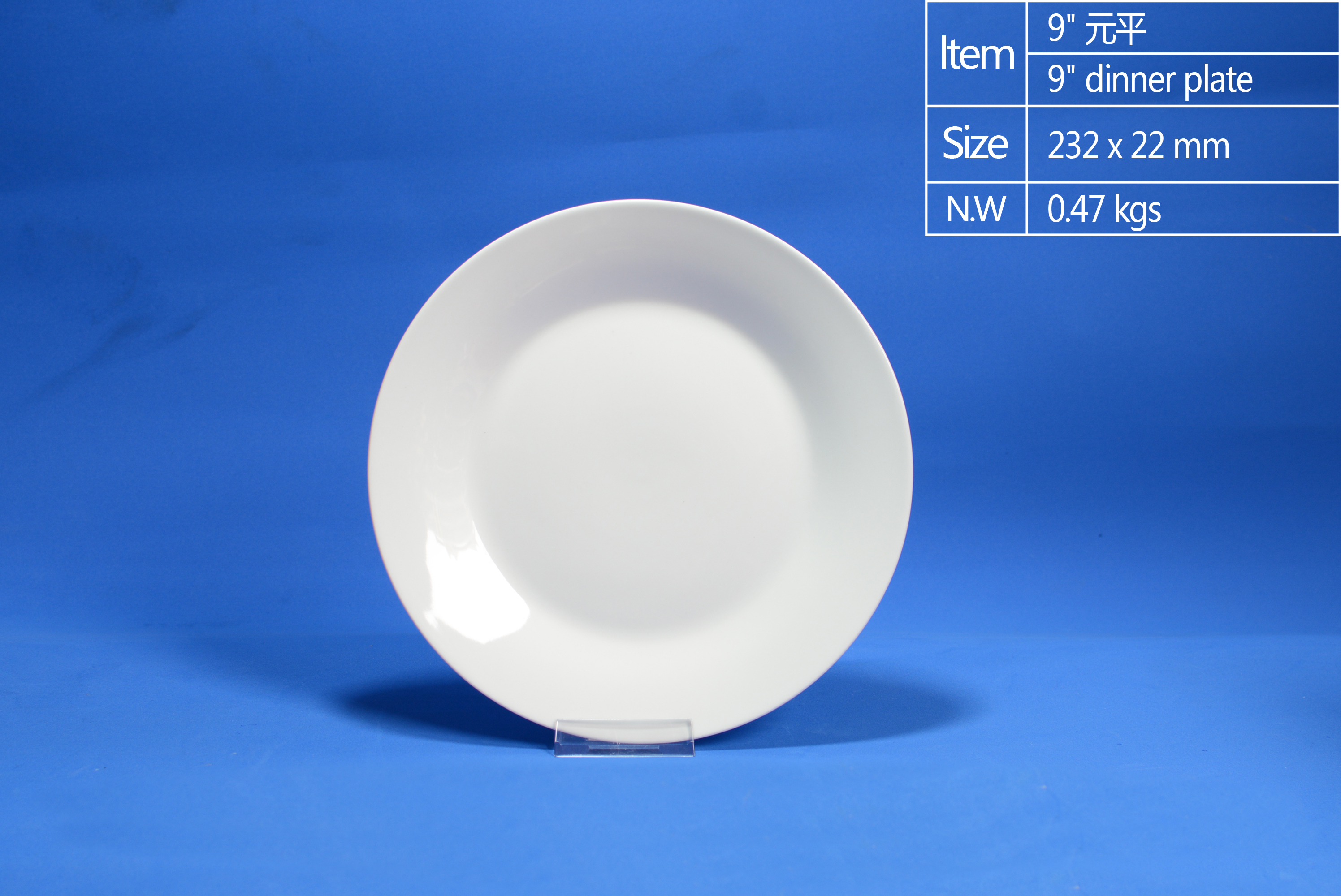 9 inch Dinner Plate