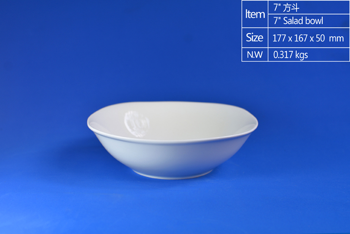 7 inch Square Salad Bowl