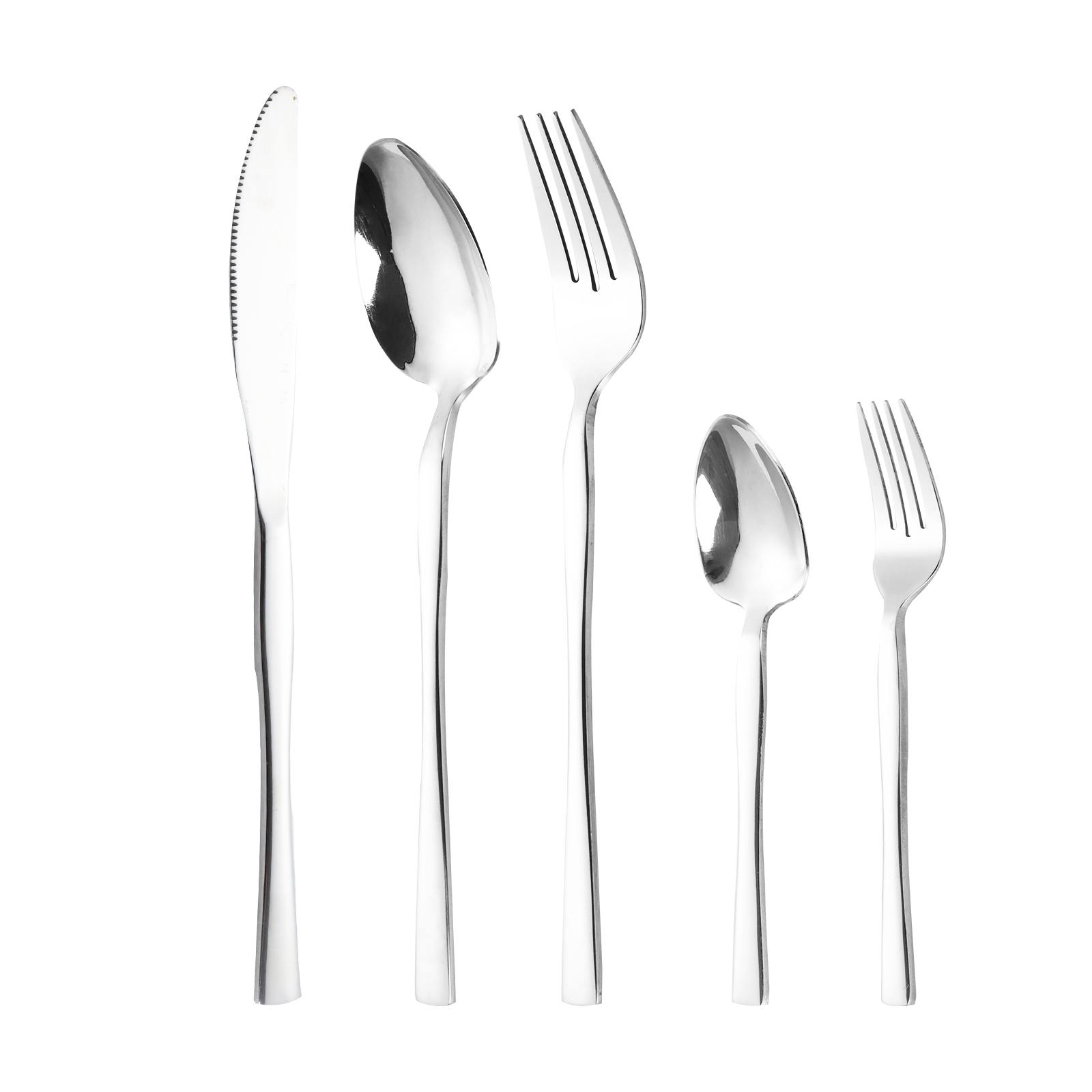 RAH-SS001 Stainless Steel Dinnerware Five-Piece Set