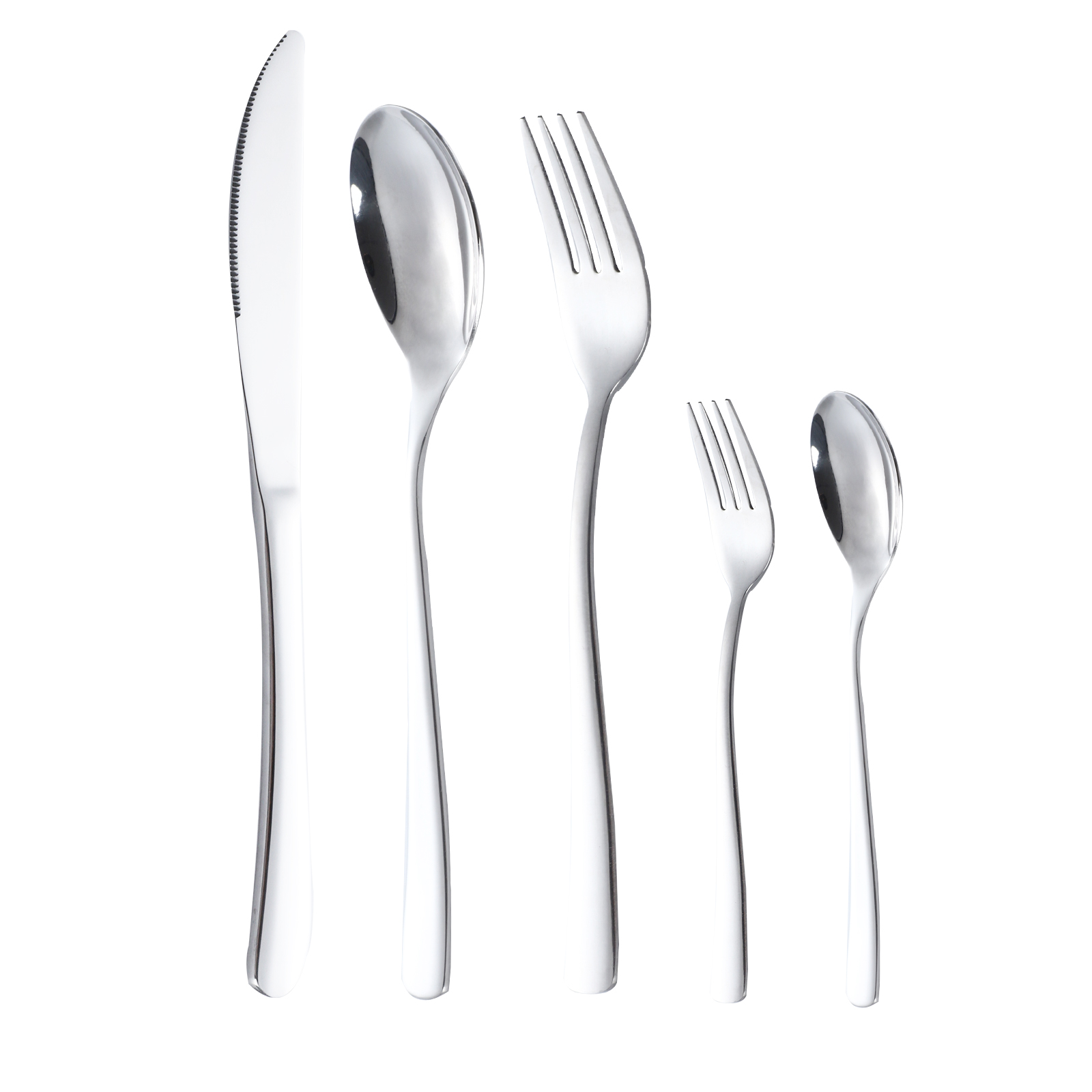 RAH-SS005 Stainless Steel Dinnerware Five-Piece Set