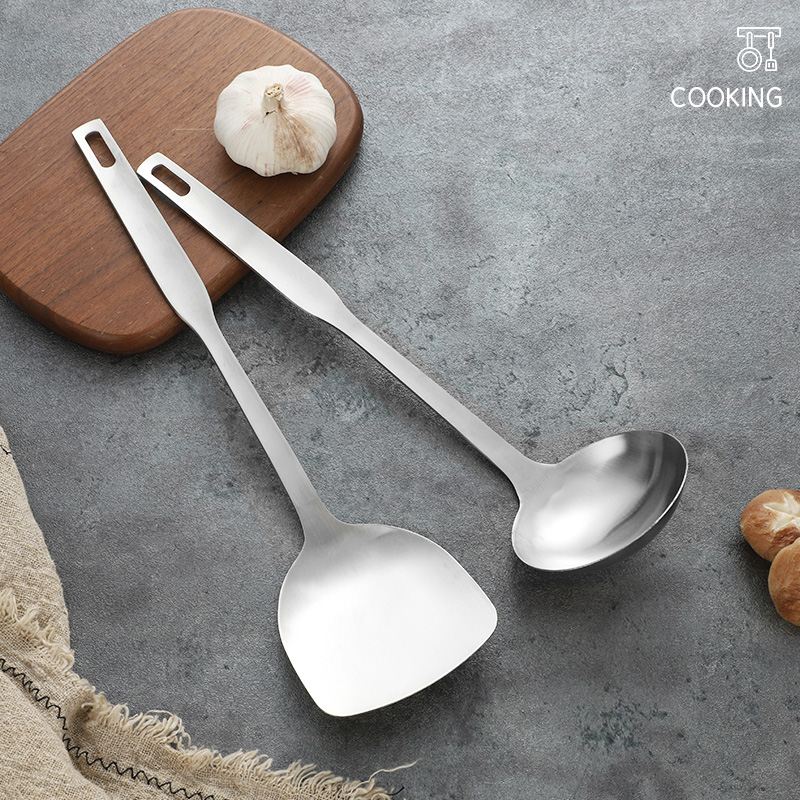 RAH-SS010 Stainless Steel Dinnerware Two-Piece- Set  -Soup Spoon + Spatula