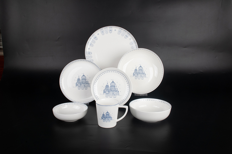 RAH2303001 DMD Beautiful On Glaze Decal Porcelain Dinnerware Set  